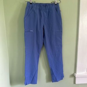 Euphoria Blue Scrub Pants size Petite Small